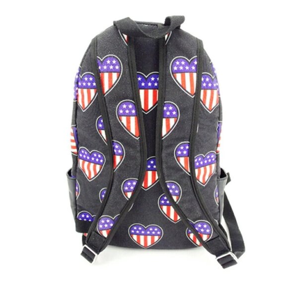 LOVE MOSCHINO Rucksk Heart Cambus ?~ Skin Authentic USED T7812 main image 5